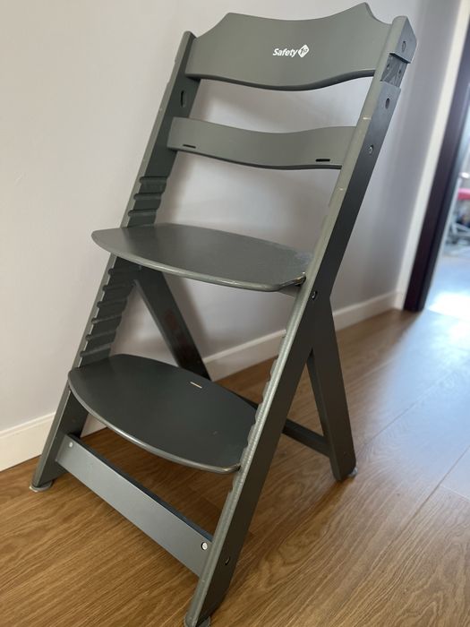 Krzesełko drewniane Timba Safety 1st szare