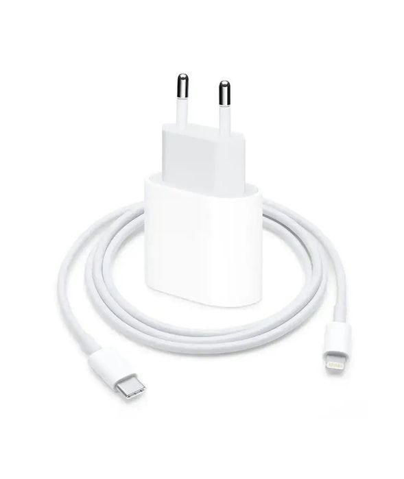 Комплект быстрой зарядки iPhone зарядка Type C 20W Lightning айфона