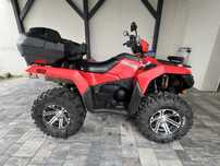 Suzuki kingquad LTA 750 razem z przyczepką