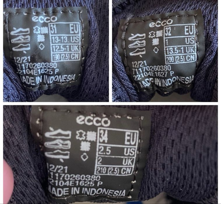 Дитячі кросівки ecco biom k 1 оригінал 31 32 34