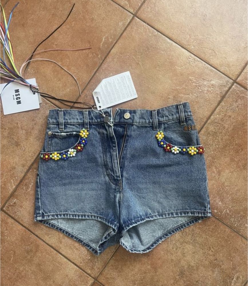 Шорты джинсовые msgm
