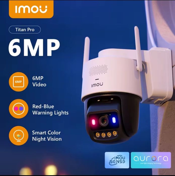 Wifi камера IMOU TITAN PRO 6MP 3K+