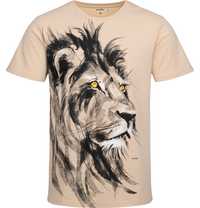 T-shirt Koszulka Męska  XL Bawełna z Lwem nadrukiem Endo