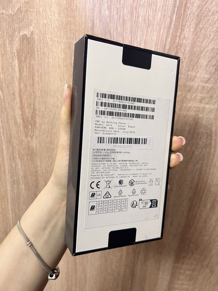 CMF Nothing Phone (1) 8/256GB Black!
