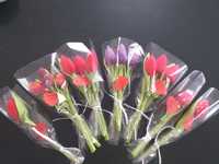 Kwiat,tulipan szyty na Dzień Matki-kolory 30sztuk