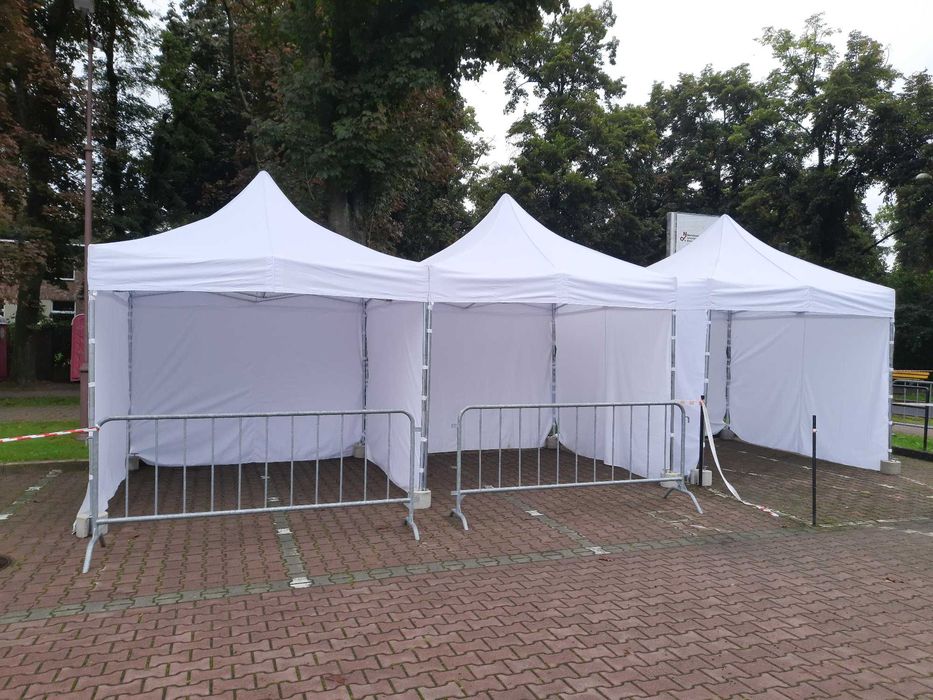Płotki Barierki Ogrodzenia Tymczasowe Ochronne Namioty wynajem