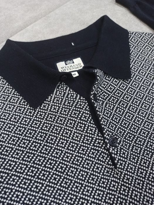 Вязаний поло лонгслів Weekend Offender розмір М