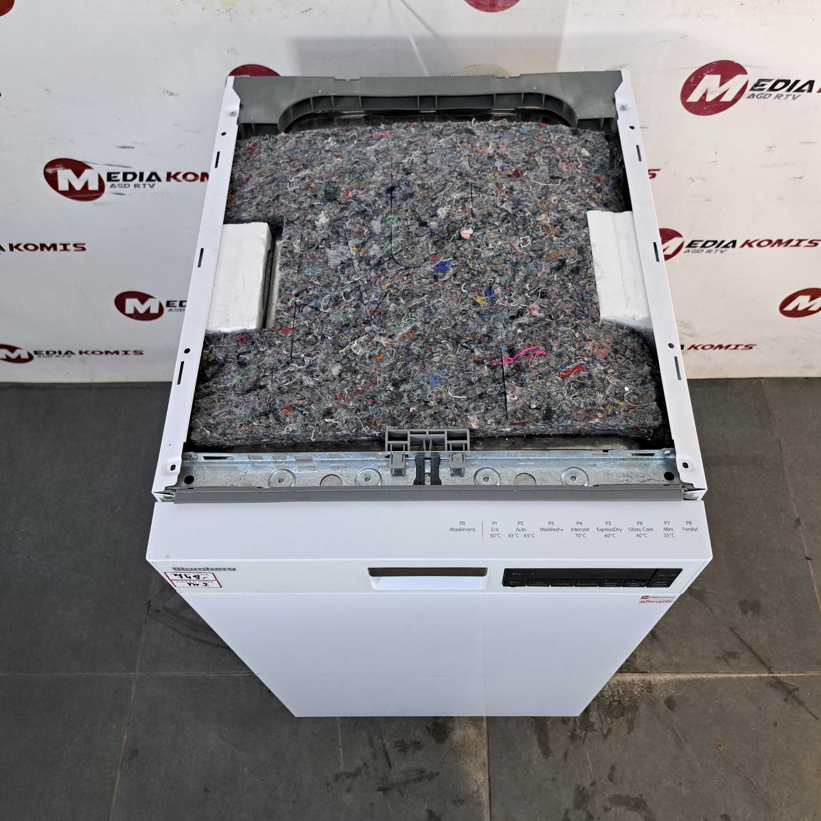 Zmywarka Blomberg GUS28S22W [12m-cy gwar] E/10kpl/8,7lit/8prg/46dB [2]