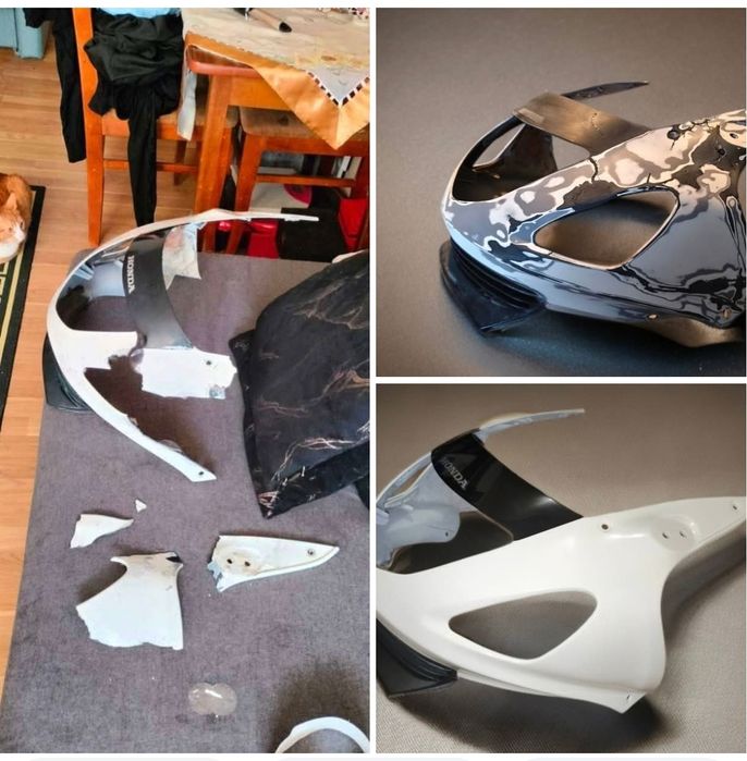 Owiewki Motocyklowe, lakierowanie, spawanie plastików, rekonstrukcja