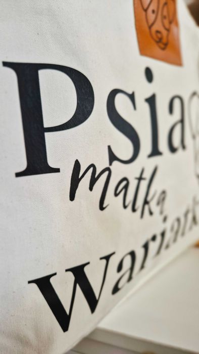 Torba psia matka wariatka prezent dla każdej psiary PSIEBAMBETLE