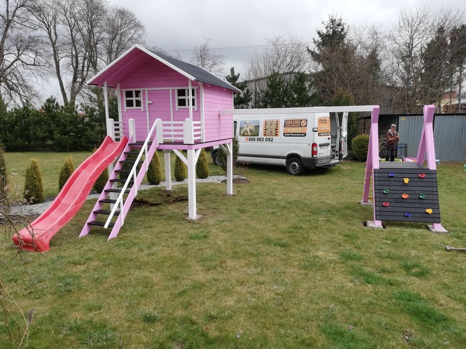 Domek dla dzieci plac zabaw