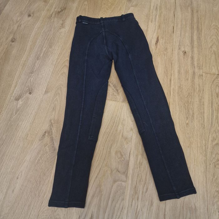 Czarne bryczesy Decathlon Fouganza 146 152