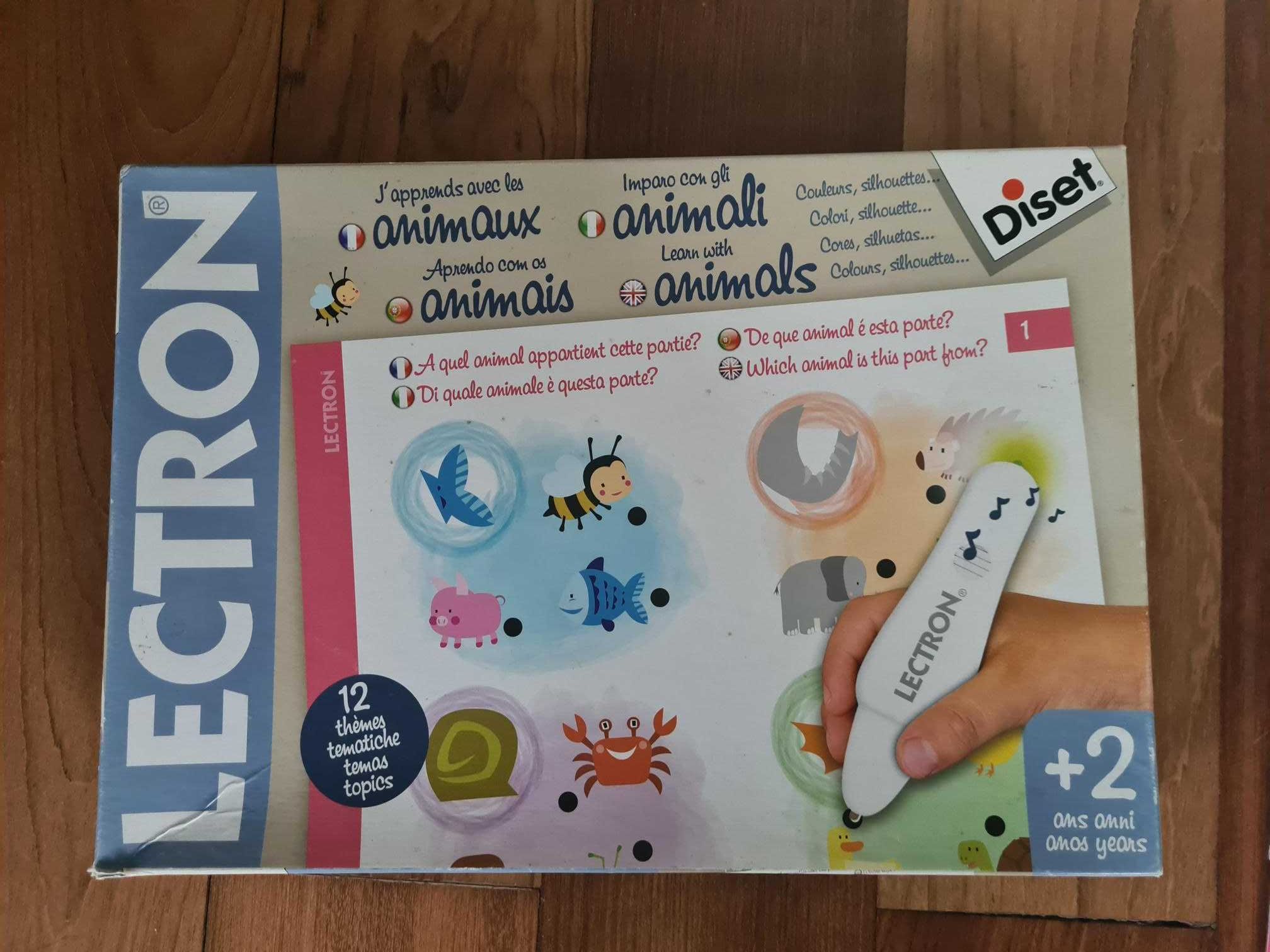 Jogo sobre animais com lápis com luz e som Lectron