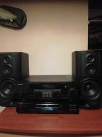 Усилитель Kenwood + CD + колонки