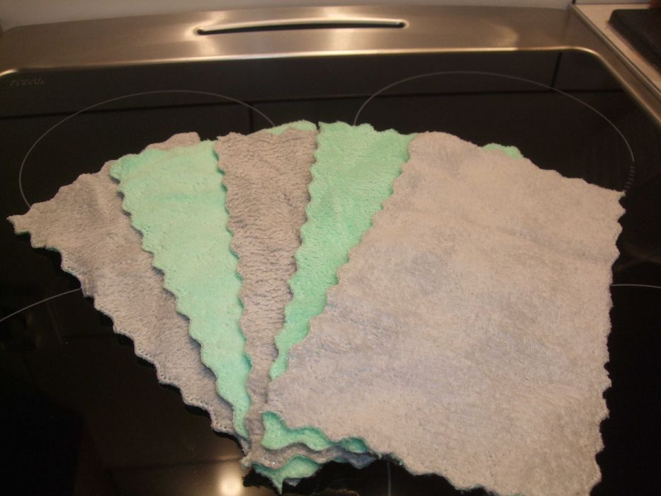 ŚCIERKA ŚCIERECZKA do SPRZĄTANIA mycia 23x13 cm Miękka Chłonna 5 szt.