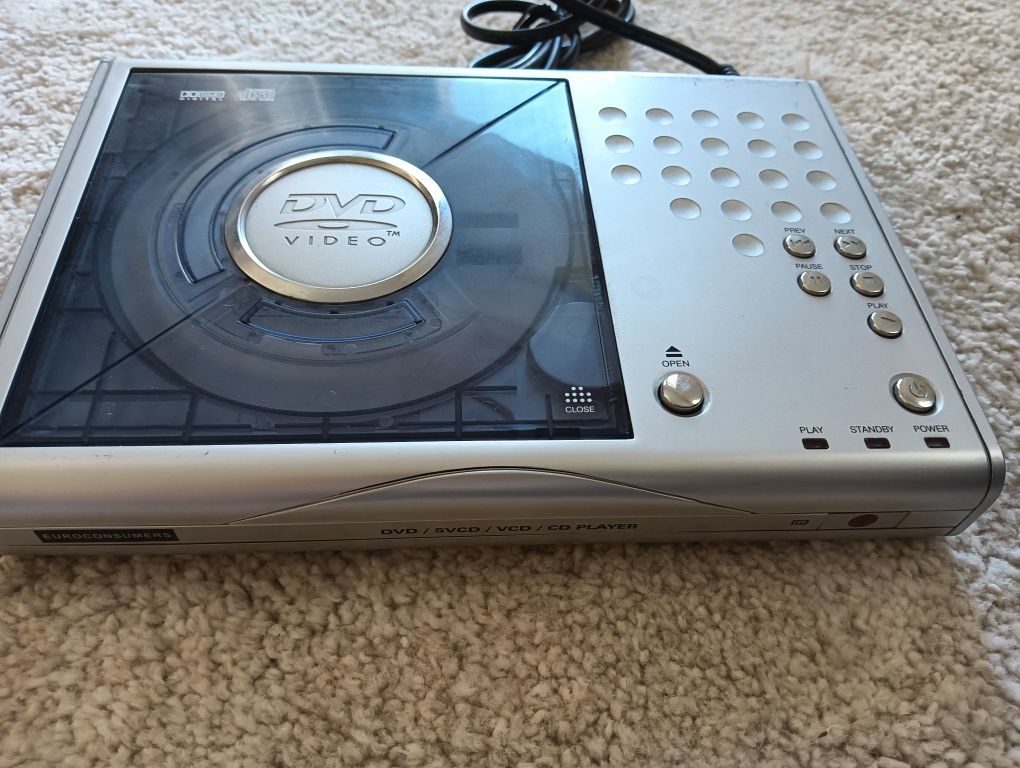 Leitor DVD, Svcd, VCD, MP3, CD Player,*