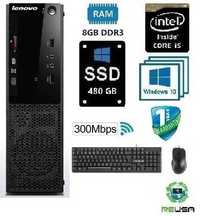 Pc Home/Office Lenovo S500-4ªGr. I5 |8GB|SSD480GB|W10|W11|WIFI|Kit