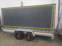 Przyczepa przyczepka samochodowa producent LORA wymiary 4,00x1,85x1,85