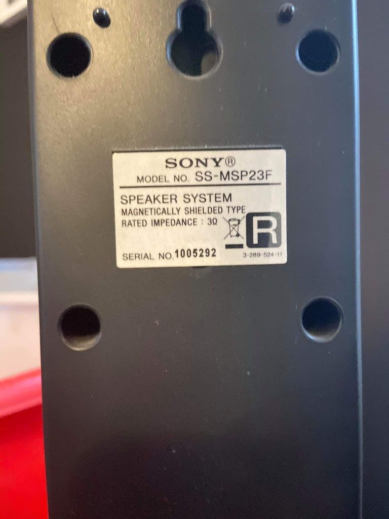 Zestaw SONY kino domowe, Sony ss-msp23f