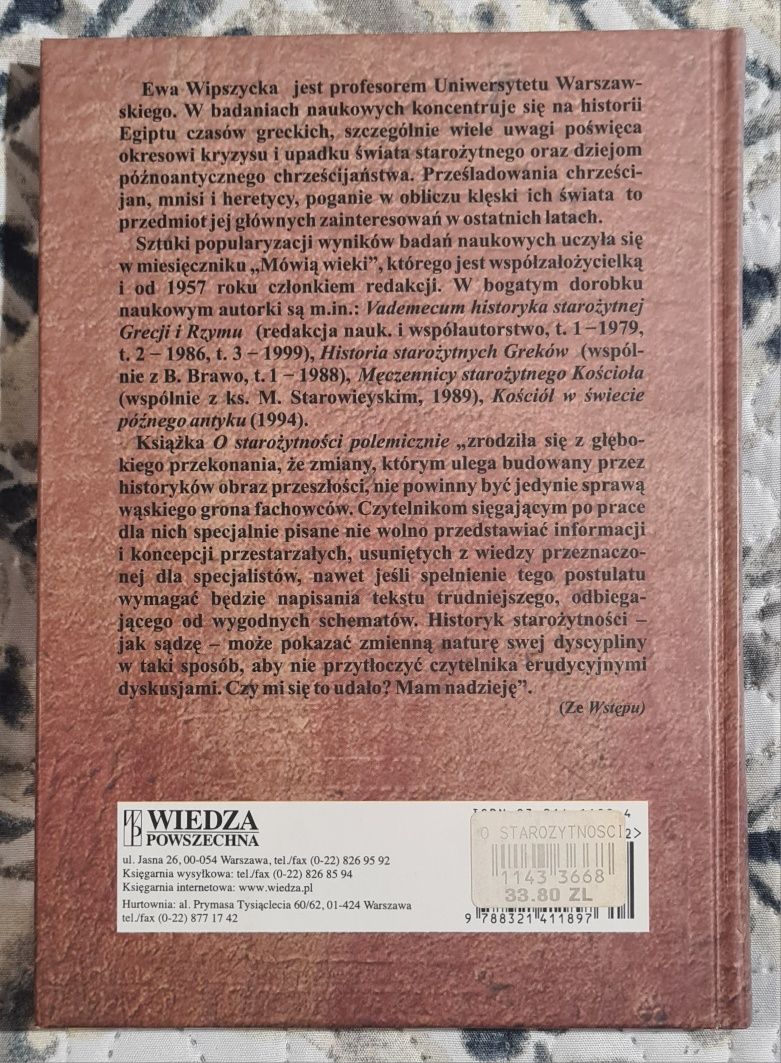 O starożytności polemicznie - Wipszycka