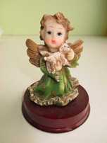 Figura de Anjo com Cordeiro Vintage