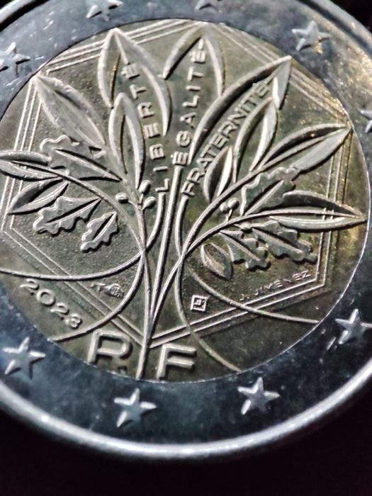 Moeda Rara França 2€ 2023