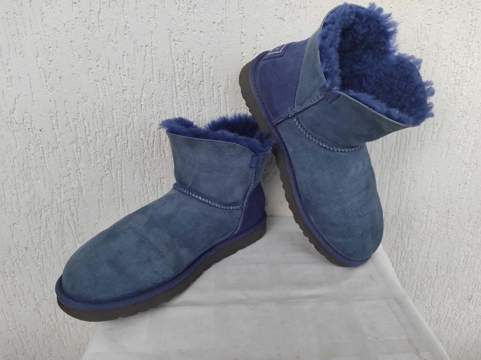 Замшевие зимние полусапожки UGG Australia р.38-38.5