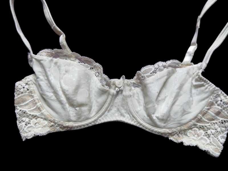 Koronkowy stanik biustonosz ecru 65B Simone Perele bielizna damska
