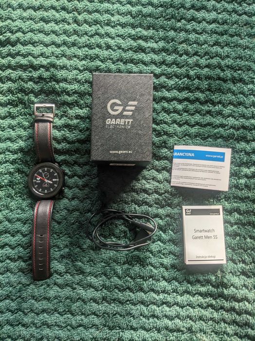 Smartwatch Zegarek Garrett Men 5S Czarny