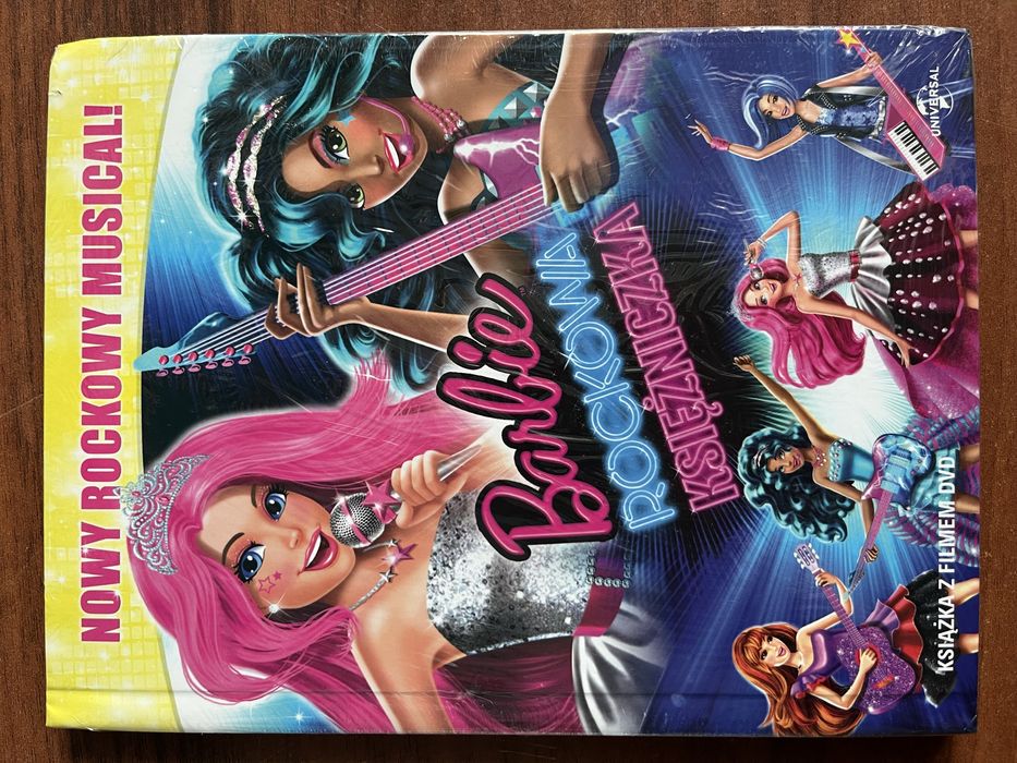 Film bajka Barbie Rockowa Księżniczka DVD nowy