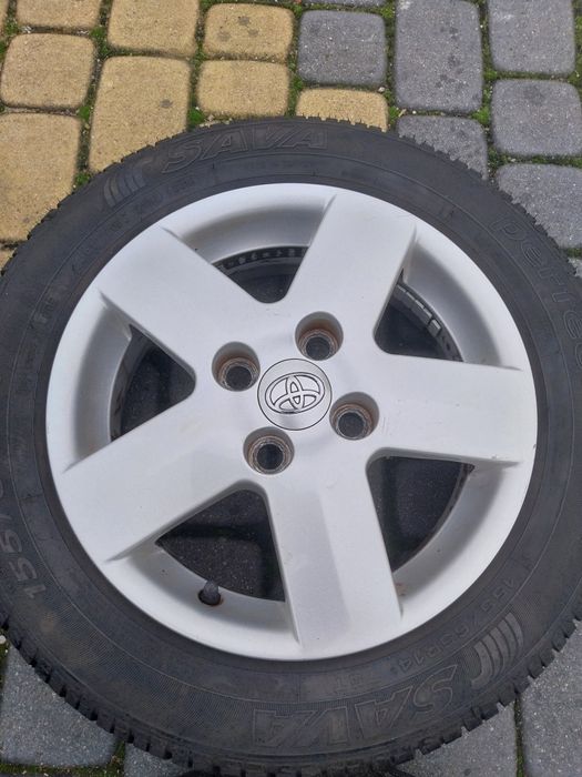 Oryginalne Koło Felgi Aluminiowe TOYOTA 14" 4x100 4.5J ET39