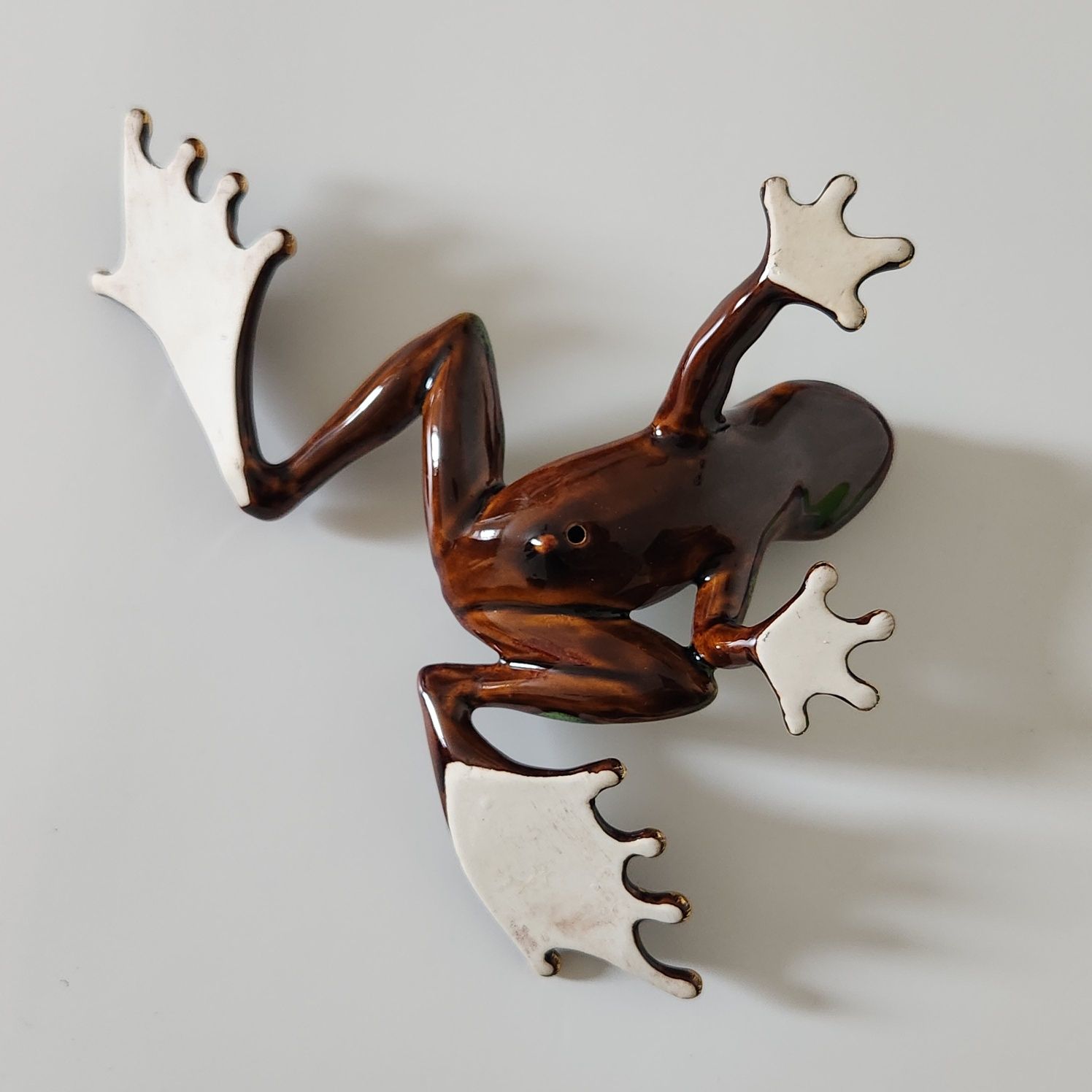 Фігурка декоративна жаба лягушка фарфор