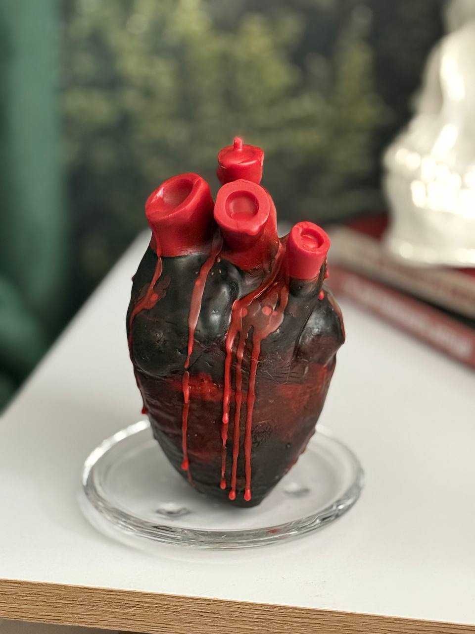 Декор для Helloween малий опт Свічка Серце