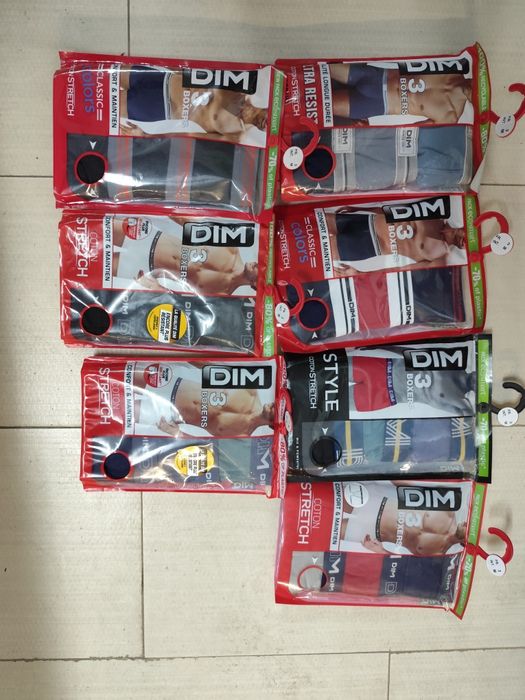 Boxers DIM pack 2 e 3, tamanhos  M/L