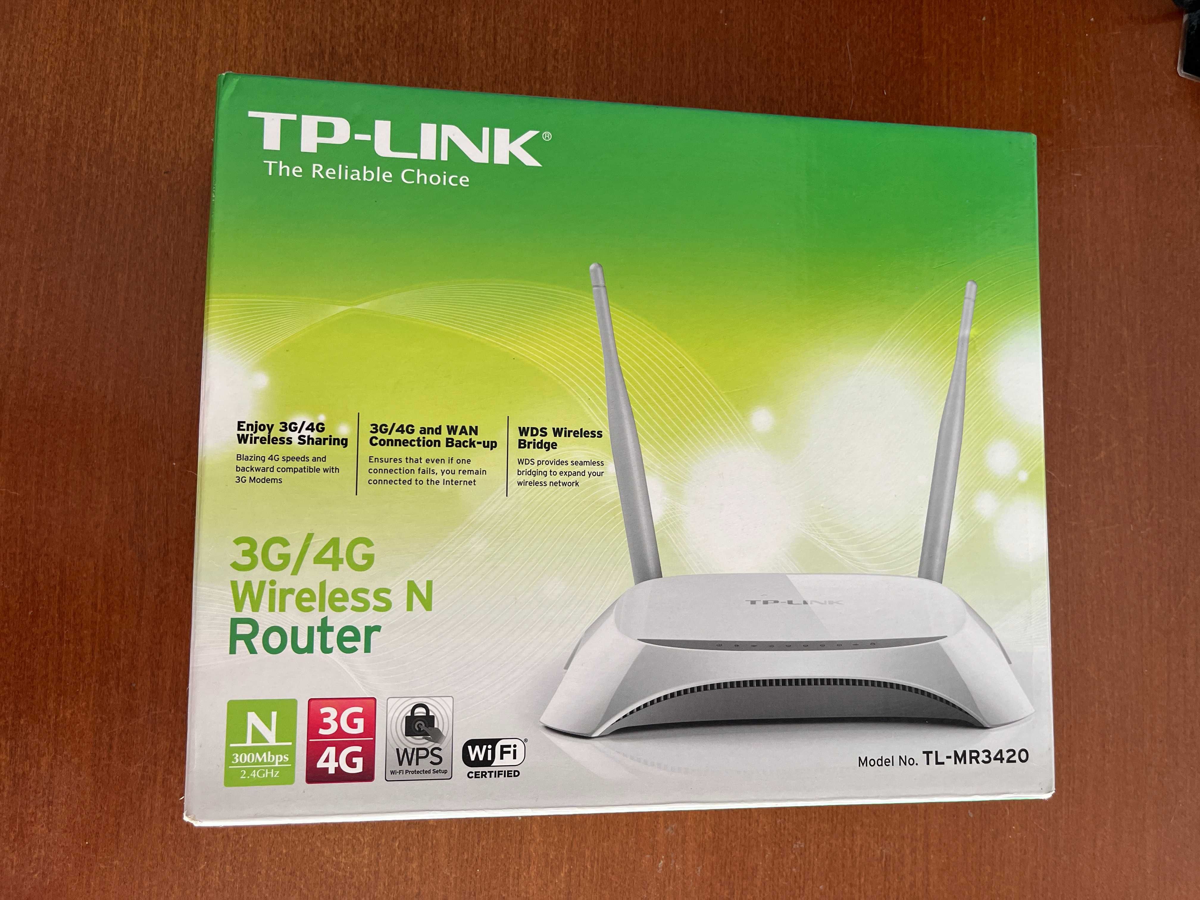 TP-LINK - Router 3G/4G Wireless N Router TL-MR3420