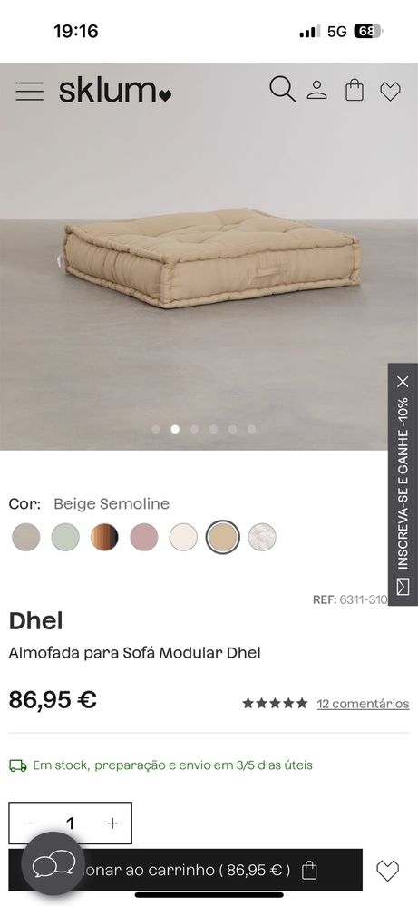 Sofa modular sklum