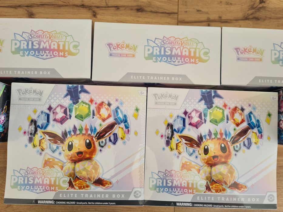 Prismatic Evolutions Elite Trainer Box, SPC, Surprise Box - Pokemon