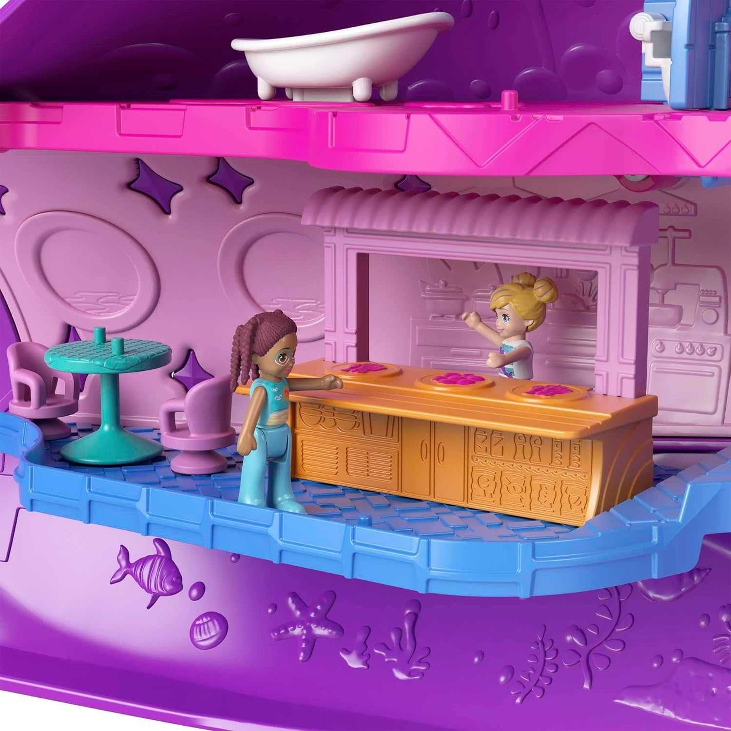 Набір Polly Pocket Sparkle Cove Adventure Island Treasure Chest