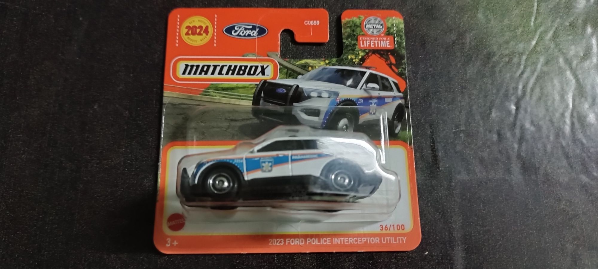 Matchbox Ford Interceptor utylity police