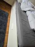 Cama quatro gavetas na cor branca