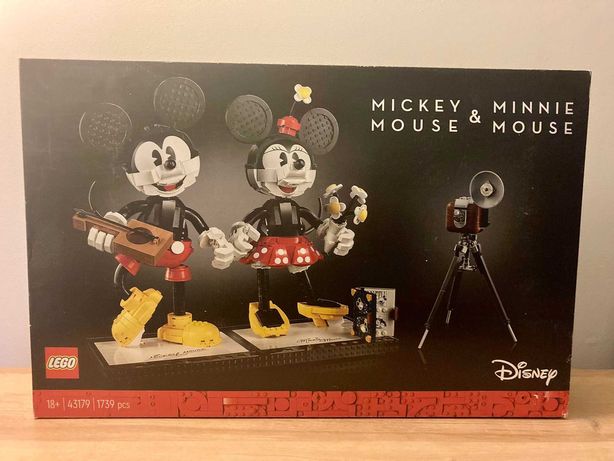 Nowe Lego Disney 43179 Mickey & Minnie Mouse, Myszka Miki