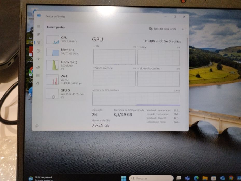 Dell latitude 3520 11°geracao I7-1165G7