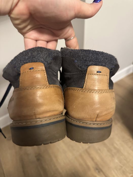 Чоловічі чоботи зимові bugatti 42 натуральна замш і хутро