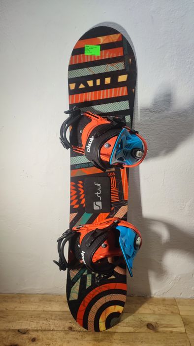 Nr 192 deska snowboardowa dziecięca Nitro muse  106 cm  + wiązania