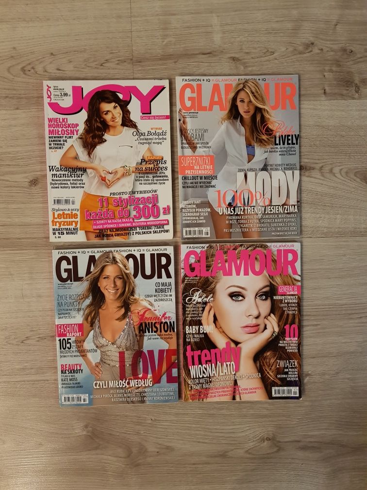 Magazyny czasopisma glamour joy kocie sprawy 100 rad bravo ~20 szt