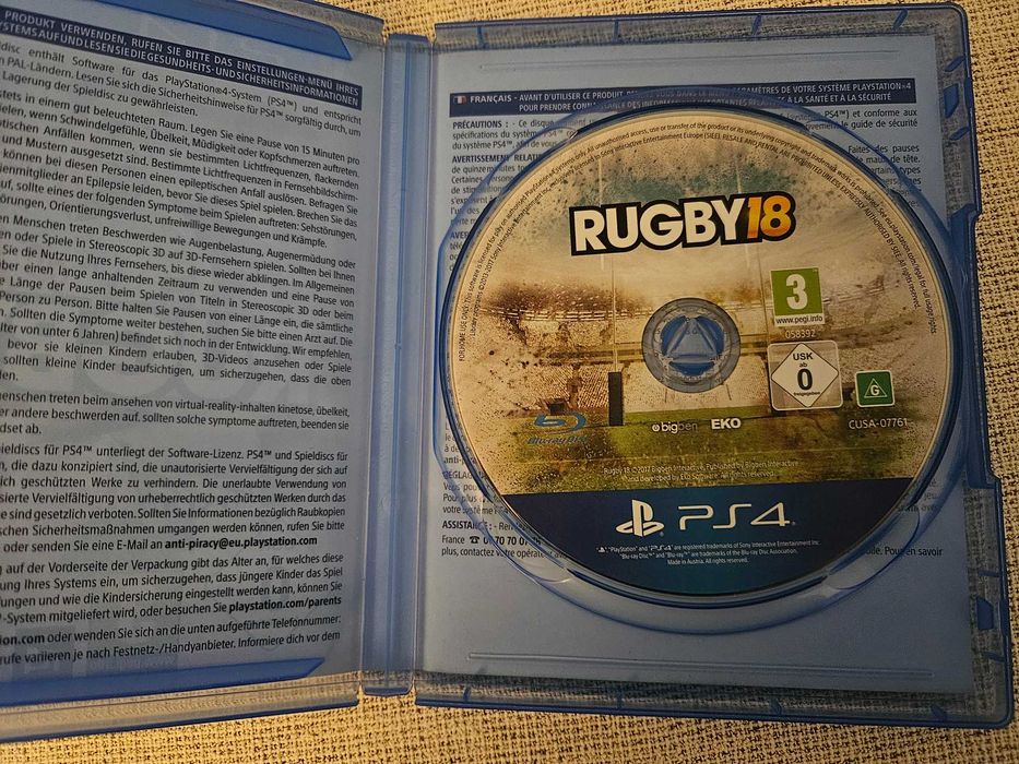 Rugby 18 gra PS4