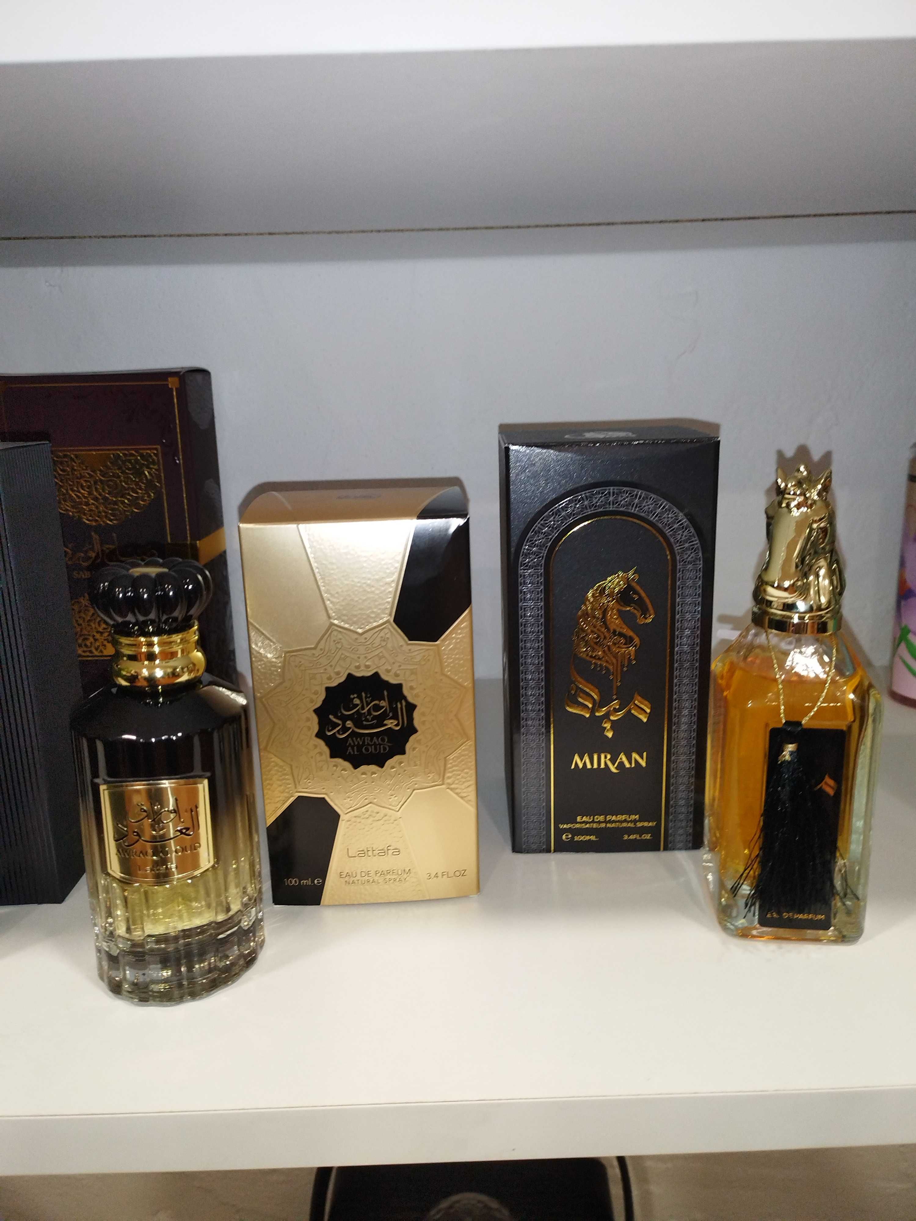 perfumes árabes Lattafa e outros