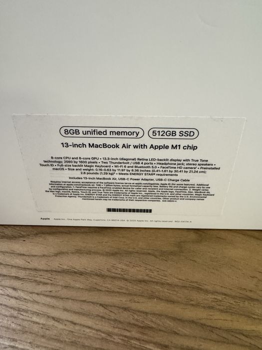 MacBook Air 13 M1 512gb