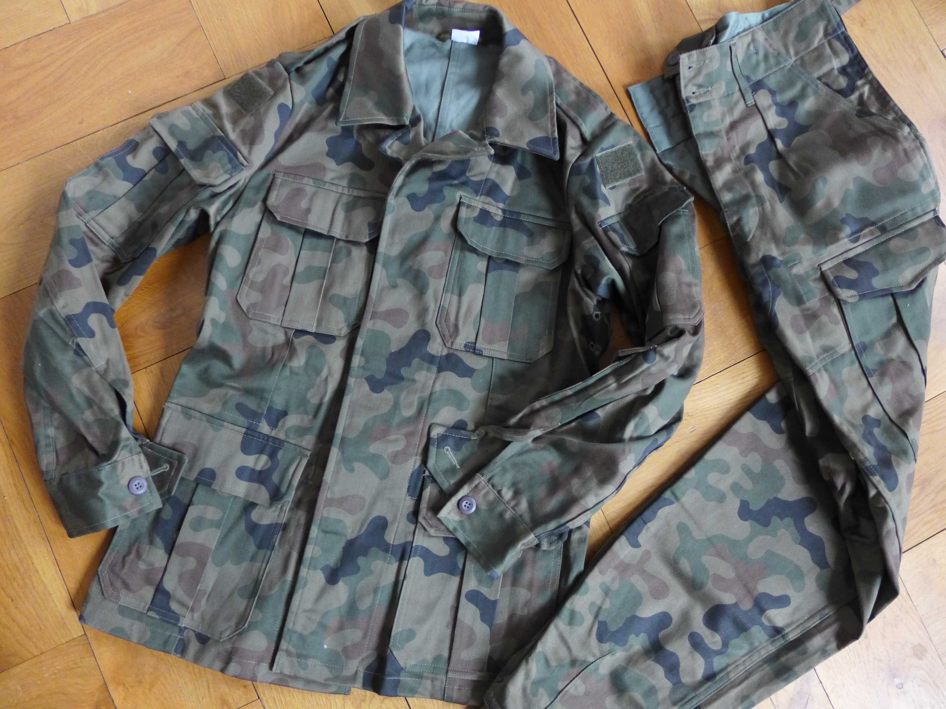 Spodnie Bluza Mundur Wojskowy Moro WZ93 Bojówki MON wzrost 166 KAMA