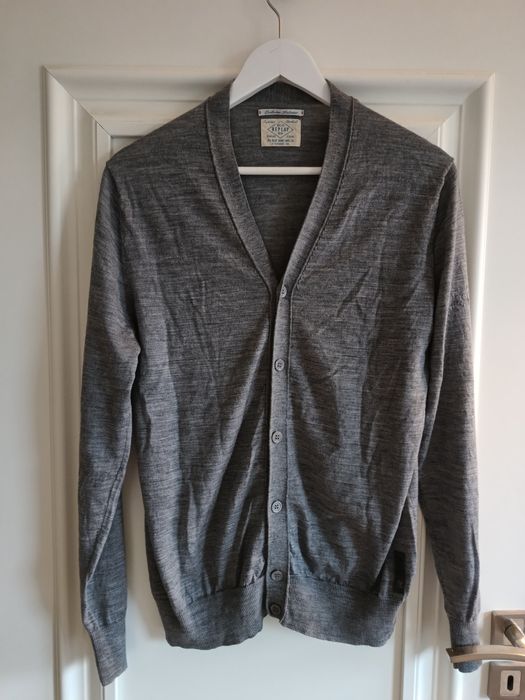 Sweter rozpinany replay merino wool